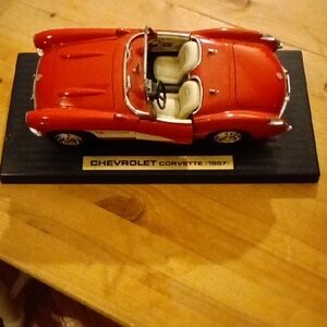 Chevrolet Red Corvette Model Wall Decor